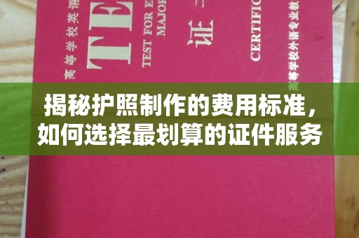 南区揭秘护照制作的费用标准，如何选择最划算的证件服务？